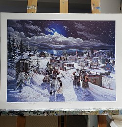 Mummers in the Moonlight Reproduction 20×15  $140.00